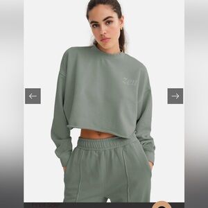 MATE the label cropped sweatshirt